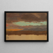 Sonnenuntergang über dem Hudson-Tal - Frederic Edwin Church — gerahmtes Bild an der Wand