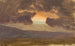 Sonnenuntergang über kahlen Hügeln - Frederic Edwin Church — Ansicht des Kunstwerks