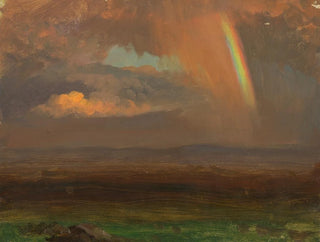 Sonnenuntergang über einer weiten Landschaft - Frederic Edwin Church — Ansicht des Kunstwerks