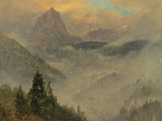 Der Hochkalter bei Berchtesgaden - Frederic Edwin Church — Ansicht des Kunstwerks