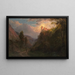 Das Kloster von San Pedro Notre-Dame des Neiges - Frederic Edwin Church — gerahmtes Bild an der Wand