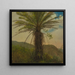 Jamaika Fächerbaum-Gemälde - Frederic Edwin Church — gerahmtes Bild an der Wand