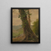 Baum mit Weinreben Jamaika Antillen - Frederic Edwin Church — gerahmtes Bild an der Wand