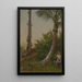 Bäume in Jamaika Antillen - Frederic Edwin Church — gerahmtes Bild an der Wand