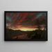 Kreislauf in der Wüste - Frederic Edwin Church — gerahmtes Bild an der Wand
