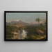 Vue du Cotopaxi - Frederic Edwin Church — gerahmtes Bild an der Wand