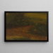 Ruisseau boisé dans les Catskills - Frederic Edwin Church — gerahmtes Bild an der Wand