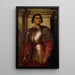 Ein Condottiere - Frederic Leighton — gerahmtes Bild an der Wand