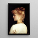 Ein Mädchen - Frederic Leighton — gerahmtes Bild an der Wand