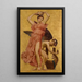 Érato - Frederic Leighton — gerahmtes Bild an der Wand