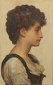 Kopf eines Mädchens - Frederic Leighton — Ansicht des Kunstwerks