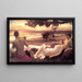 Idylle - Frederic Leighton — gerahmtes Bild an der Wand