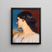 La Nanna - Frederic Leighton — gerahmtes Bild an der Wand