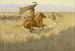 Eigentümerwechsel, die Pferdedieb-Raubzug - Frederic Remington — Ansicht des Kunstwerks