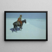 Freunde oder Feinde, der Späher - Frederic Remington — gerahmtes Bild an der Wand