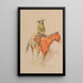 Vieux Ramon - Frederic Remington — gerahmtes Bild an der Wand