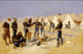 Rôtir le bœuf de Noël dans un camp de cavalerie - Frederic Remington — Ansicht des Kunstwerks