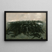 Le Carré d'infanterie - Frederic Remington — gerahmtes Bild an der Wand