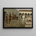 L'expédition de Mier, der Druck der schwarzen Bohne - Frederic Remington — gerahmtes Bild an der Wand