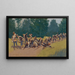 Der Schrei der Granate bei San Juan Hill - Frederic Remington — gerahmtes Bild an der Wand
