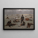 Was eine unmarkierte Kuh gekostet hat - Frederic Remington — gerahmtes Bild an der Wand
