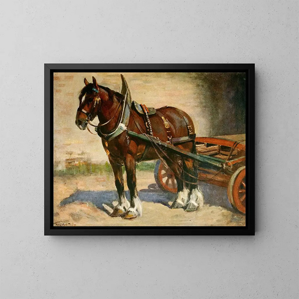 Ein typischer Clydesdale - Frederic Whiting — gerahmtes Bild an der Wand