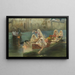 Rückkehr des Festes, Algier - Frederick Arthur Bridgman — gerahmtes Bild an der Wand