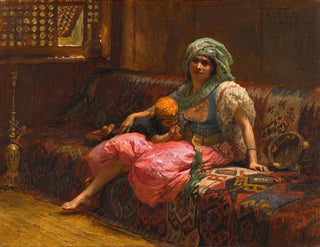 Momente der Zärtlichkeit - Frederick Arthur Bridgman — Ansicht des Kunstwerks