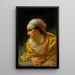Der Blick - Frederick Arthur Bridgman — gerahmtes Bild an der Wand