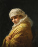 Junge Frau mit weißem Turban - Frederick Arthur Bridgman — Ansicht des Kunstwerks