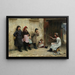 Kandidaten für Girton - Frederick Brown — gerahmtes Bild an der Wand