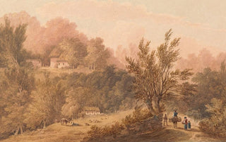 Frederick Calvert - A Lane with Figures Isle of Wight.webp