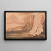 Culver Cliff, Sandown-Bucht, Isle of Wight - Frederick Calvert — gerahmtes Bild an der Wand