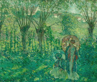 Spaziergang - Frederick Carl Frieseke — Ansicht des Kunstwerks