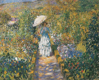 Der Weg im Garten - Frederick Carl Frieseke — Ansicht des Kunstwerks