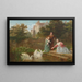 Nourrir les cygnes - Frederick Goodall — gerahmtes Bild an der Wand