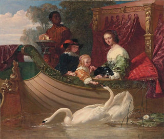 Die Königin Henriette Marie und ihre Kinder - Frederick Goodall — Ansicht des Kunstwerks