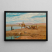 "En attendant le Dahabeyah sur les rives du Nil" - Frederick Goodall — gerahmtes Bild an der Wand