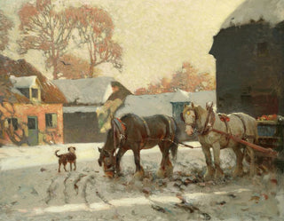 Ein Wintermorgen - Frederick Hall — Ansicht des Kunstwerks