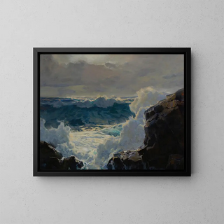 Frederick Judd Waugh - Breaking Waves.webp