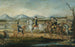 Washington bei der Inspektion der Westarmee in Fort Cumberland, Maryland - Frederick Kemmelmeyer — Ansicht des Kunstwerks