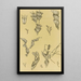 Bryozoaires XII - Frederick McCoy — gerahmtes Bild an der Wand