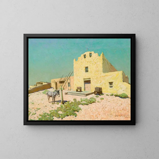 Lagune Pueblo - Frederick Melville Du Mond — gerahmtes Bild an der Wand