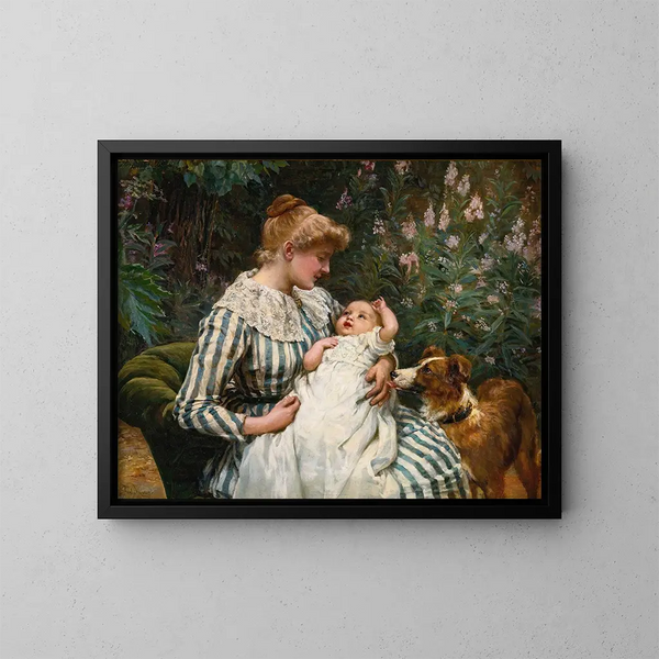 Rappel amical - Frederick Morgan — gerahmtes Bild an der Wand