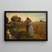 Der begünstigte Hirte - Frederick Morgan — gerahmtes Bild an der Wand