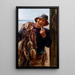 Der Fischer - Frederick Morgan — gerahmtes Bild an der Wand