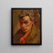 Selbstporträt - Frederick Porter — gerahmtes Bild an der Wand