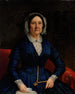 Portrait einer Frau in blauem Kleid - Frederick Randolph Spencer — Ansicht des Kunstwerks