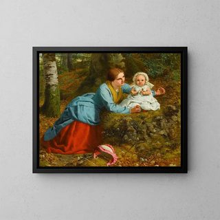 Heures joyeuses - Frederick Richard Pickersgill — gerahmtes Bild an der Wand