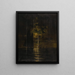 Segelboote im Mondschein - Frederick Rondel — gerahmtes Bild an der Wand